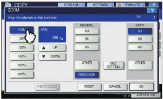 OKI MC780f+ - Copying mixed-size originals in one operation - 4
