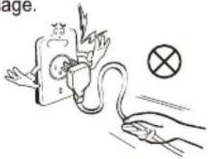 LG LW1815ER - Hold the plug by the head (not the cable) when taking it out. - 1