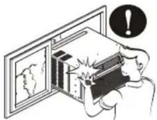 LG LW1815ER - Tenga cuidado para no tocar los bordes puntiagudos al instalar. - 1
