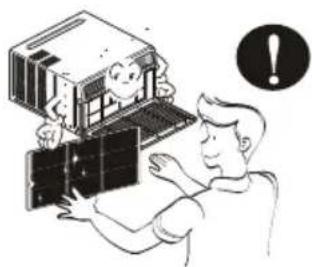 LG LW1815ER - Inserte siempre el filtro correctamente. Límpielo cada dos semanas. - 1