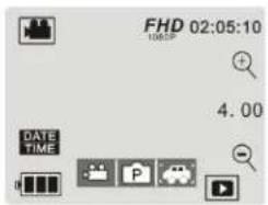 Ematic SportsCam EVH528 - Playback mode: - 1
