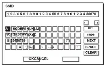 MITSUBISHI WD390U-EST - SSID setting - 2