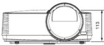 MITSUBISHI WD390U-EST - Dimension drawings (unit: mm) - 3
