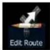 ALPINE INE-Z928HD - Editing the list of destinations (Edit Route) - 2