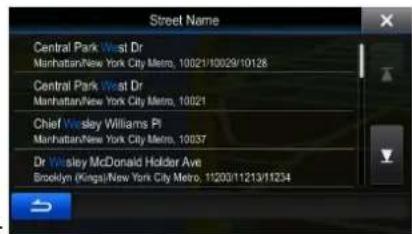 Street Name Central Park West Dr Manhattan/New York City Metro, 10021/10029/10128 Central Park West Dr Manhattan/New York City Metro, 10021 Chief Wesley Williams Pi Manhattan/New York City Metro, 10037 Dr Wiesley McDonald Holder Ave Brooklyn (Kinga)/New York City Metro, 11200/11213/11234