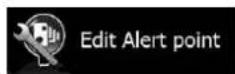 ALPINE INE-Z928HD - Editing an alert point - 3