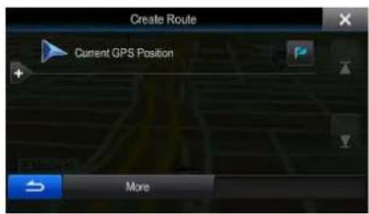 Create Route Current GPS Position More