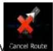 ALPINE INE-Z928HD - Canceling the active route - 2