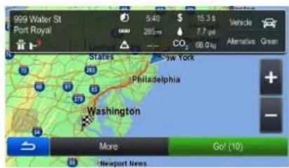 999 Water St Port Royal 5:40 205 m CO2 15.3 s 7.7 pt Vehicle Alternative Green States 99w York Philadelphia Washington + - More Go! (10) Newport News