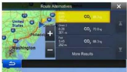 Route Alternatives series United States Philadelphia Washington Green 2 6.28 301 m CO₂ 70.8 kg Fuel 9.45 202 m CO₂ 68.3 kg More Results
