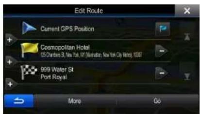Edit Route Current GPS Position Cosmopolitan Hotel 125 Chambers St, New York, NY Manhattan, New York City Metro, NCST 999 Water St Port Royal More Go