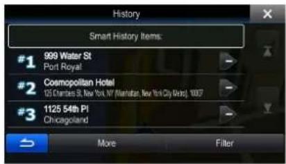 History Smart History Items: #1 999 Water St Port Royal #2 Cosmopolitan Hotel 123 Charles St, New York W (Narratze, New York City Univ), 1007 #3 1125 54th Pl Chicagoland More Filter