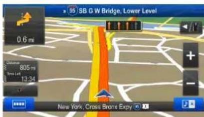 SB G W Bridge, Lower Level 0.6 mi 805 mi 13:34 New York, Cross Bronx Expy