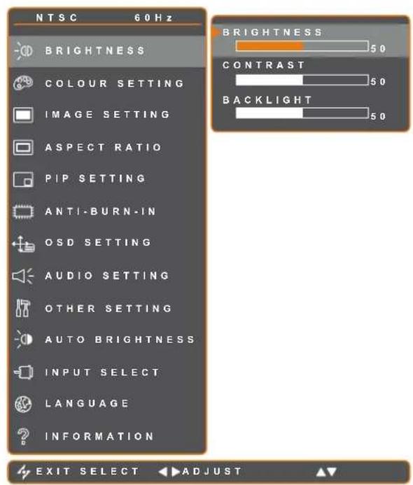 AG Neovo RX-24 - Brightness Setting - 1