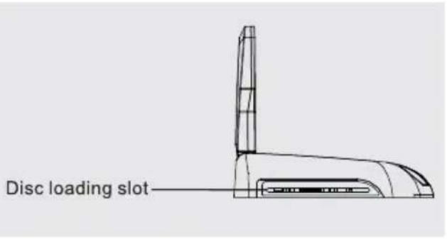 Disc loading slot