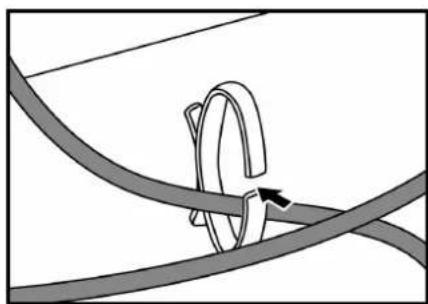 AG Neovo RX-55 - USING THE CABLE RETAINER - 1