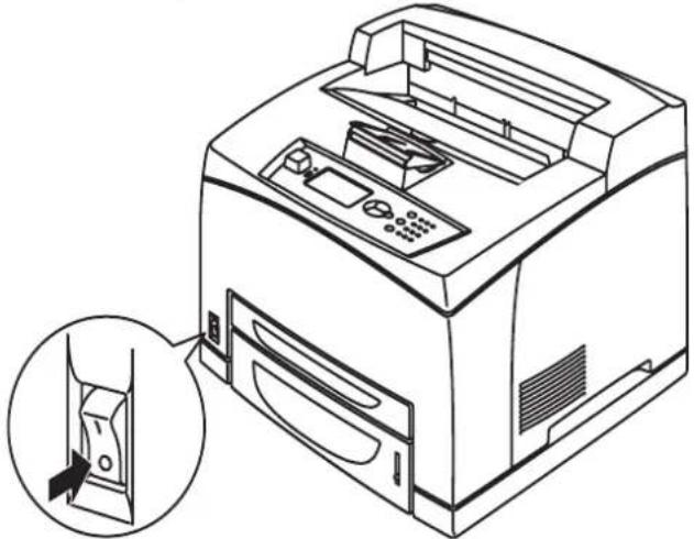 OKI B730N - SWITCHING ON THE POWER - 1