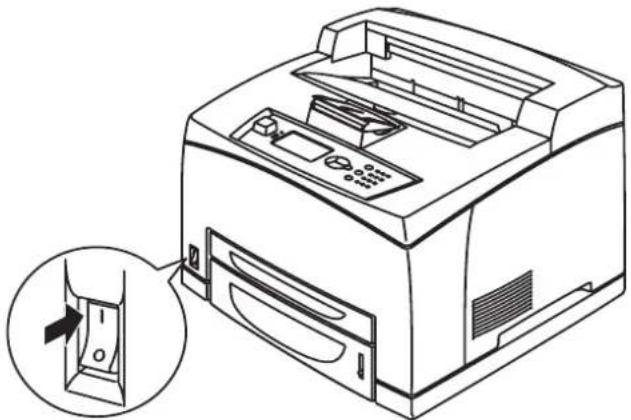OKI B730N - SWITCHING OFF THE POWER - 1