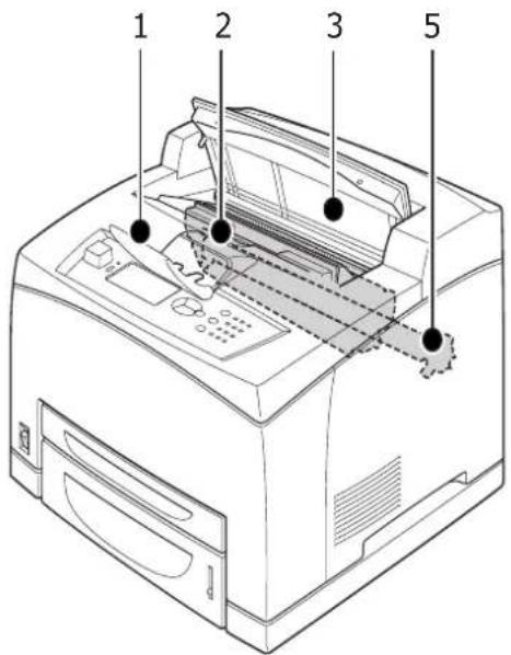 OKI B730N - INTERNAL VIEW - 1