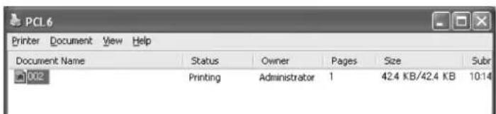 OKI B710N - CHECKING STATUS OF PRINT DATA - 1