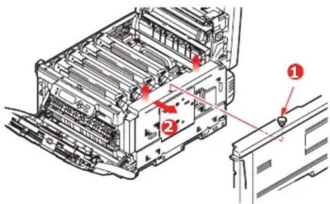 OKI C8800N - WARNING! - 1