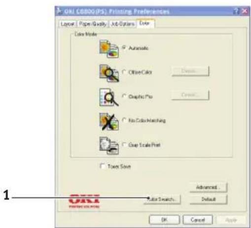 OKI C8800N - USING THE COLOUR SWATCH FEATURE - 1