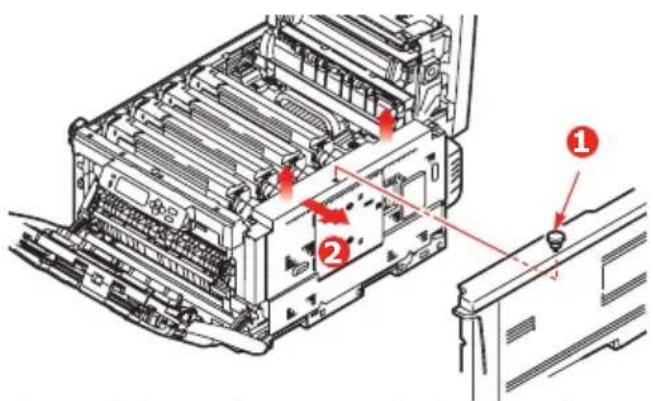 OKI C8800N - WARNING! - 1