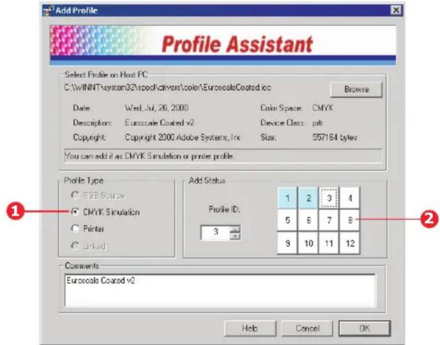 OKI C8800N - Using Profile Assistant - 1