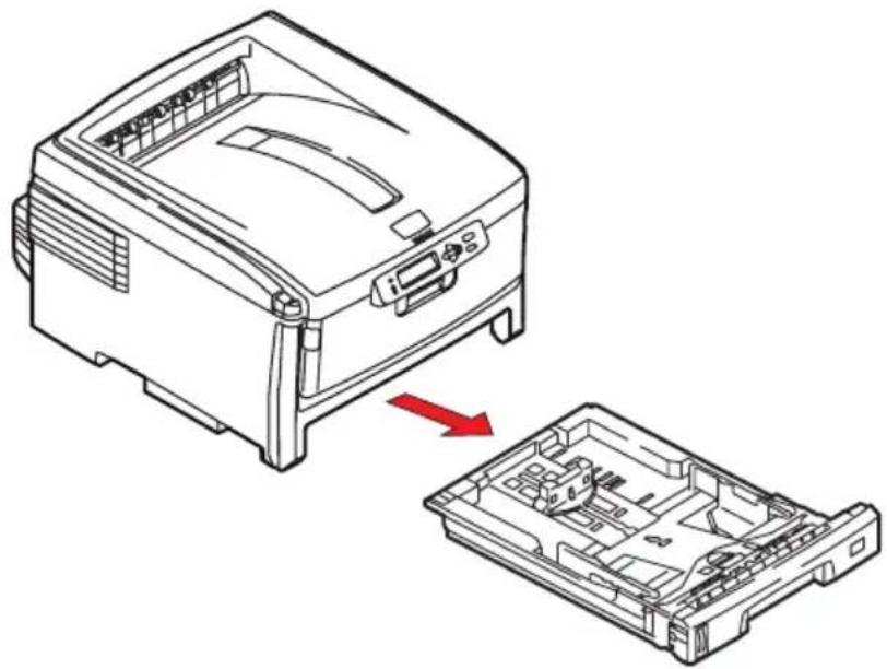OKI C8800N - CASSETTE TRAYS - 1