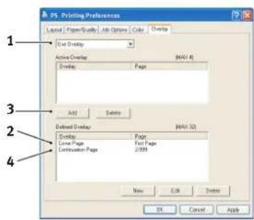 OKI C830N - PRINTING WITH POSTSCRIPT OVERLAYS - 1