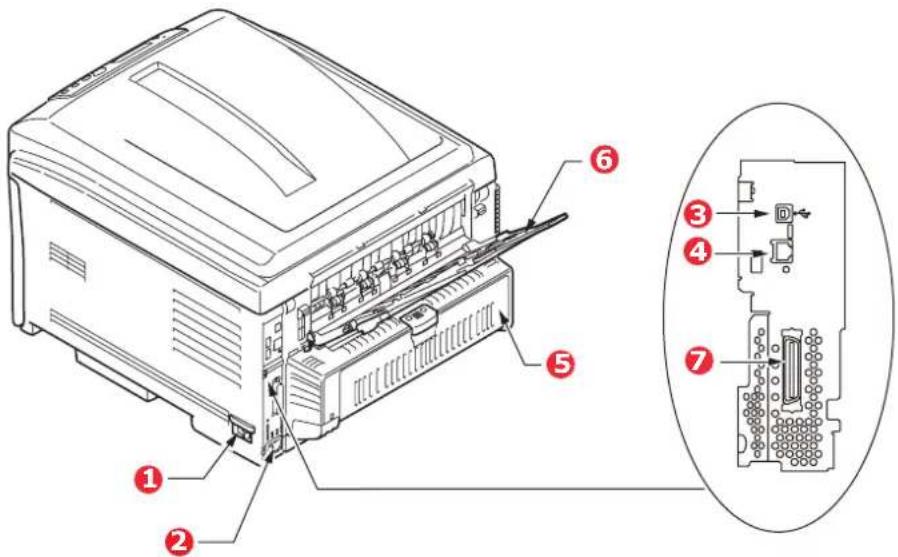 OKI C830N - REAR VIEW - 1