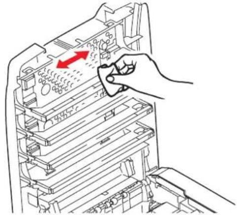 OKI C830N - CLEANING THE LED HEAD - 1