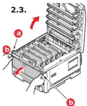 OKI C830N - WARNING! - 1