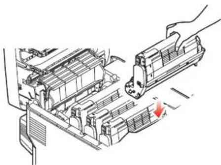 OKI C830N - Do not use any sharp or abrasive objects to separate sheets from the belt. This may damage the belt surface. - 6