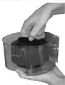 BISSELL CleanView 82H1 - Cleaning the inner & outer circular filter - 3
