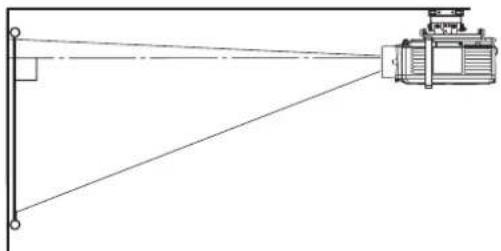 MITSUBISHI HL2750U - Front projection, ceiling mounting - 1