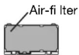 MITSUBISHI HL2750U - Cleaning of the air-fi Iter - 2