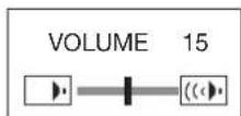 MITSUBISHI HL2750U - Volume from the speaker - 1