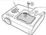 TOSHIBA TDP-T420 - Lamp replacement (Continued) - 2