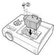 TOSHIBA TDP-T420 - Lamp replacement (Continued) - 4