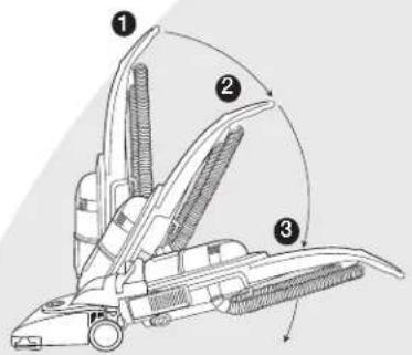 BISSELL CleanView Revolution 3595 - Handle Positions - 1
