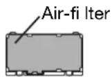 MITSUBISHI HL650U - Cleaning of the air-fi Iter - 2