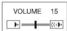 MITSUBISHI HL650U - Volume from the speaker - 1