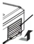 MITSUBISHI HL650U - Cleaning of the air-fi Iter - 1