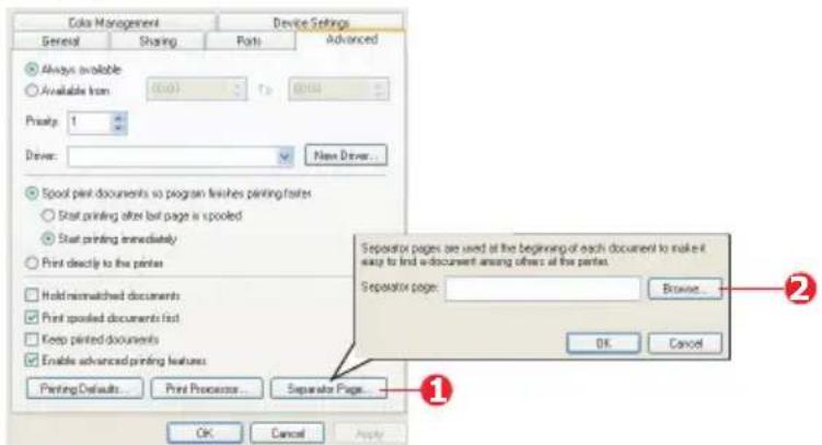 OKI C8800DTN - WINDOWS SEPARATOR PAGE - 1