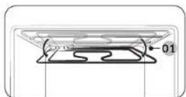 SAMSUNG NV68R2340RM - Čišćenje svoda pećnice (u zavisnosti od modela) - 2