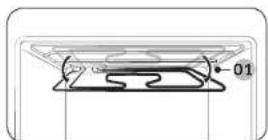 SAMSUNG NV68R2340RM - A sütö tetejének megtisztítása (típustól függően) - 2