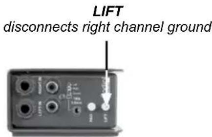 Radial Engineering ProAV2 - GROUNDING OPTIONS - 2