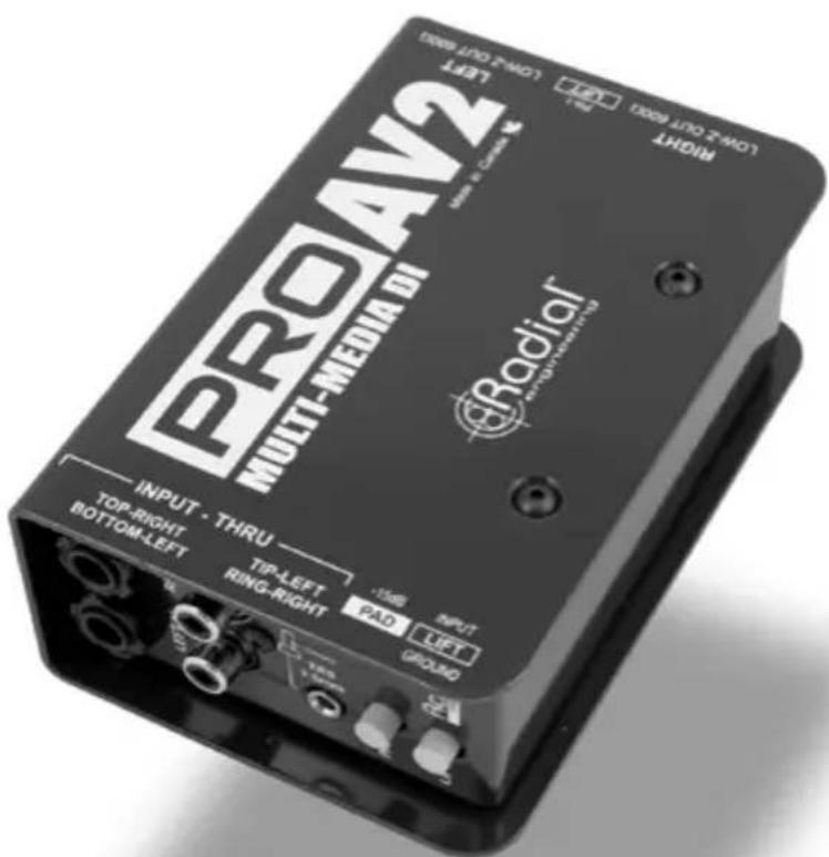 Radial Engineering ProAV2 - ProAV2 Stereo Direct Box Users Guide - 1