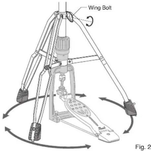 Pearl Sports H-1050 - Swivel Leg Adjustment - 1